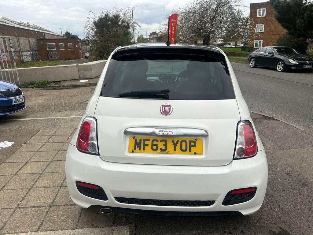 Fiat 500 Hatchback 1.2 S Euro 5 Ss 201363 MF63YOP White #4
