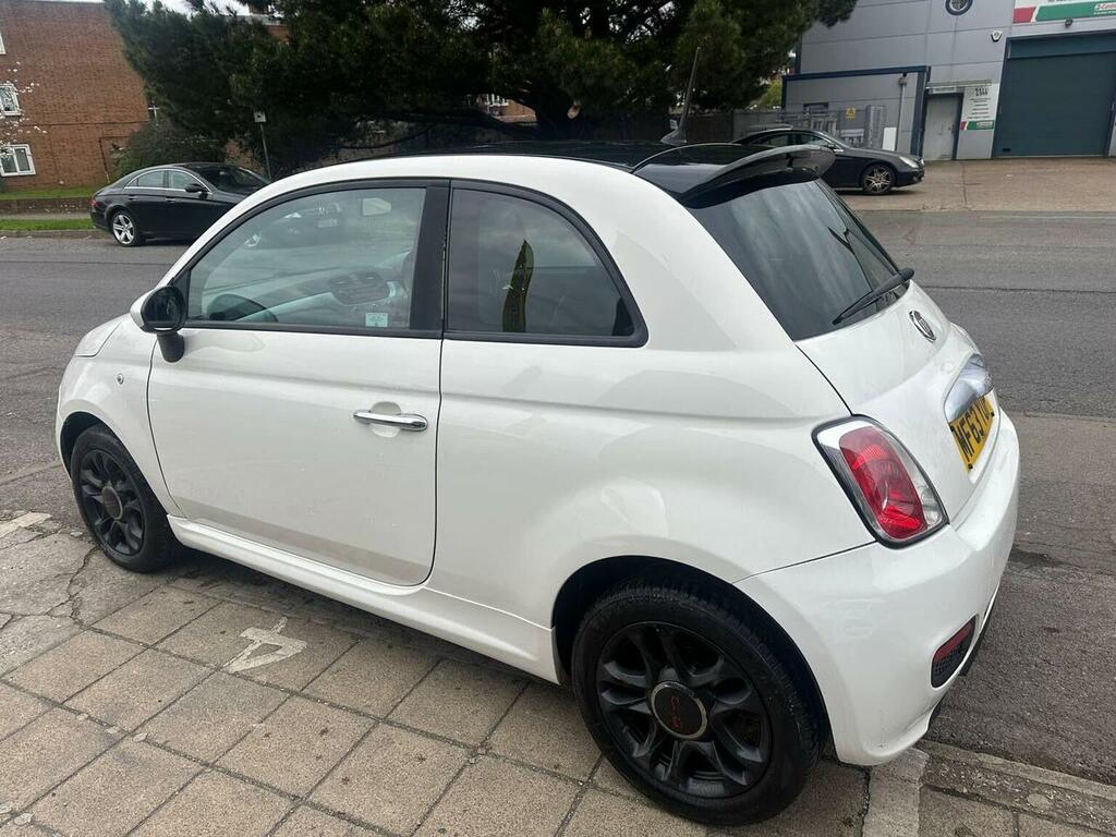 Fiat 500 Hatchback 1.2 S Euro 5 Ss 201363 MF63YOP White #5