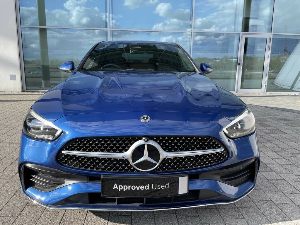 Mercedes-Benz C Class 2.0 C300e 25.4Kwh Amg Line Premium Saloon Pe KO24MVV Blue #4