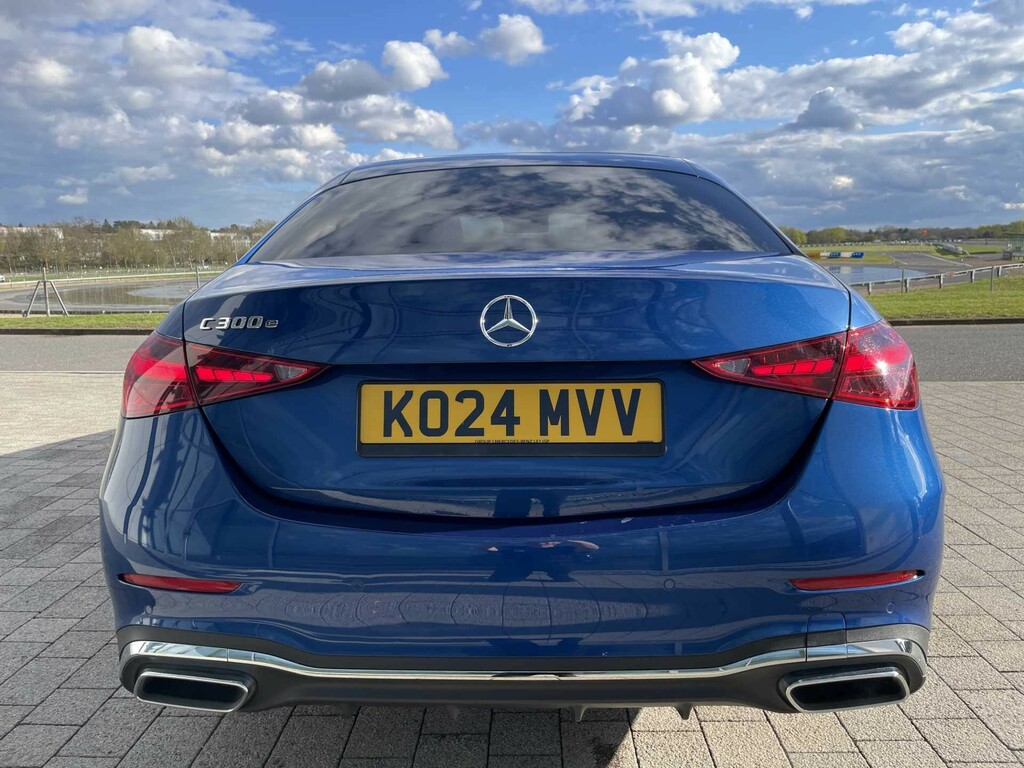 Mercedes-Benz C Class 2.0 C300e 25.4Kwh Amg Line Premium Saloon Pe KO24MVV Blue #5