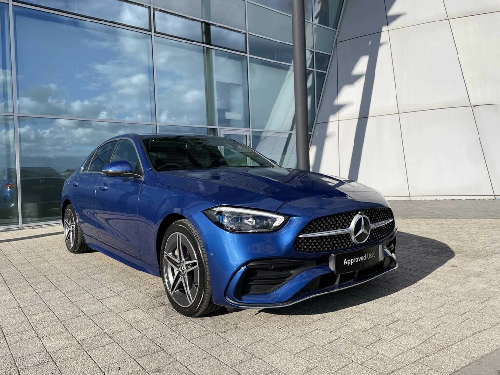 Mercedes-Benz C Class 2.0 C300e 25.4Kwh Amg Line Premium Saloon Pe Blue