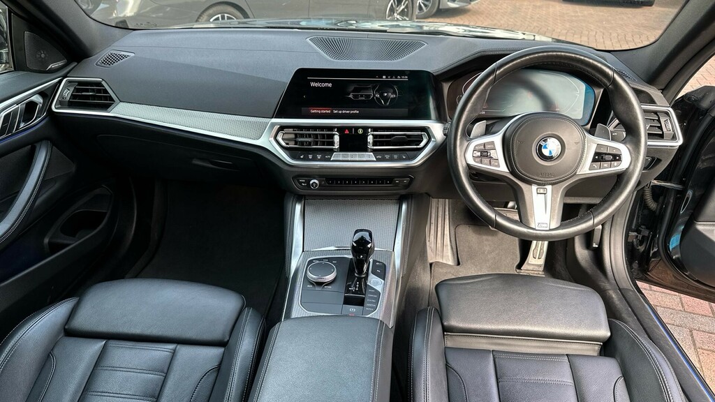 BMW 4 Series Gran Coupe 430D Xdrive M Sport Coupe Black #4