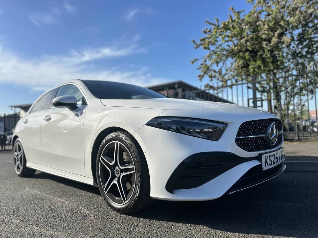 Mercedes-Benz A Class 1.3 A200h Mhev Amg Line Executive Hatchback KS25VVG White #2