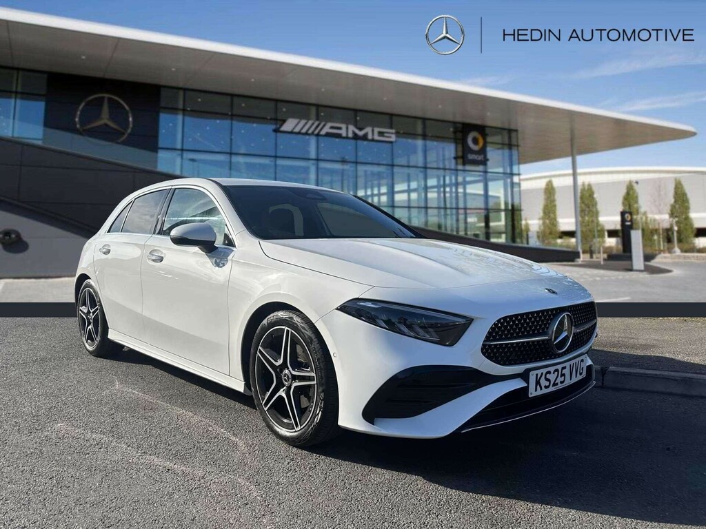 Mercedes-Benz A Class 1.3 A200h Mhev Amg Line Executive Hatchback White