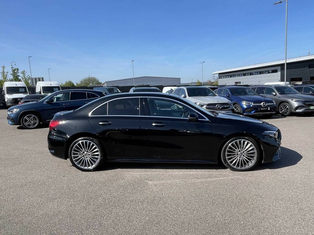 Mercedes-Benz A Class 1.3 A180h Mhev Amg Line Premium Plus Saloon KP25XYH Black #2