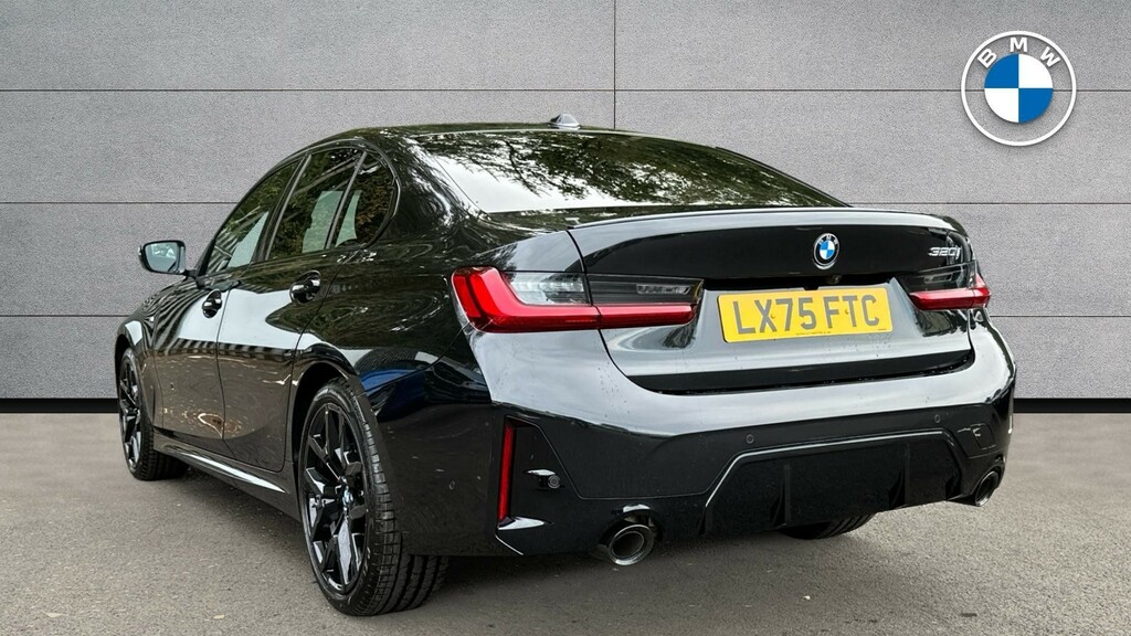 BMW 3 Series 320I M Sport Saloon LX75FTC Black #4