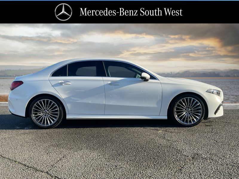 Mercedes-Benz A Class Saloon WF74KFE White #3