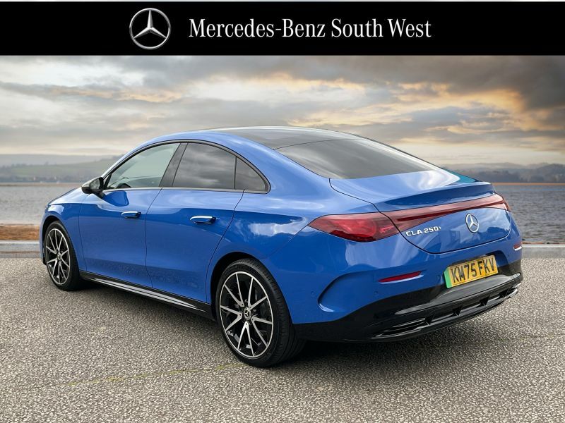 Mercedes-Benz CLA Class Saloon KM75FKV Blue #2