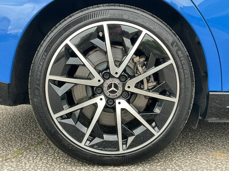 Mercedes-Benz CLA Class Saloon KM75FKV Blue #4