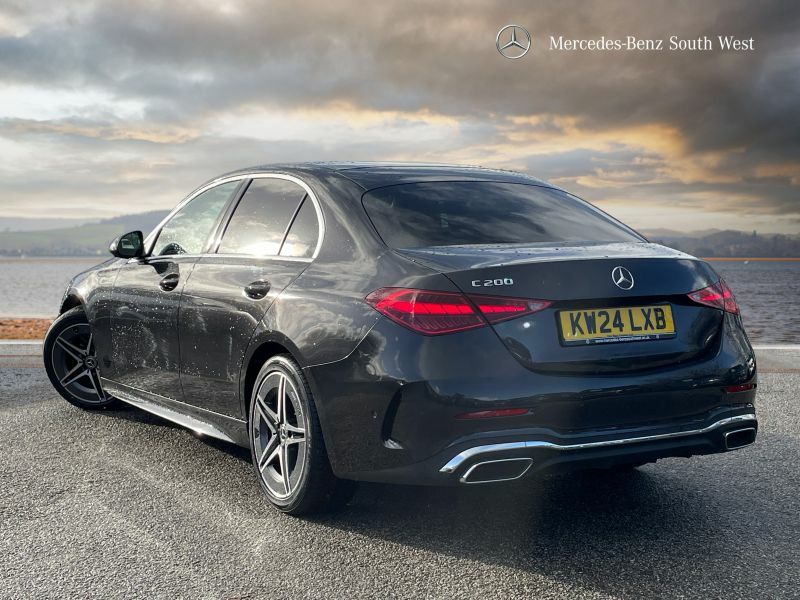 Mercedes-Benz C Class Saloon KW24LXB Grey #2
