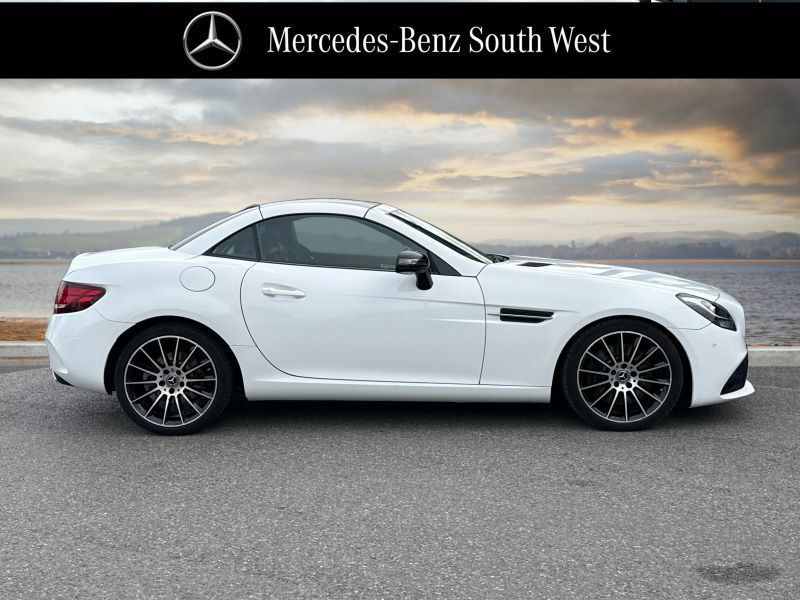 Mercedes-Benz SLC Convertible KY17DGH White #3