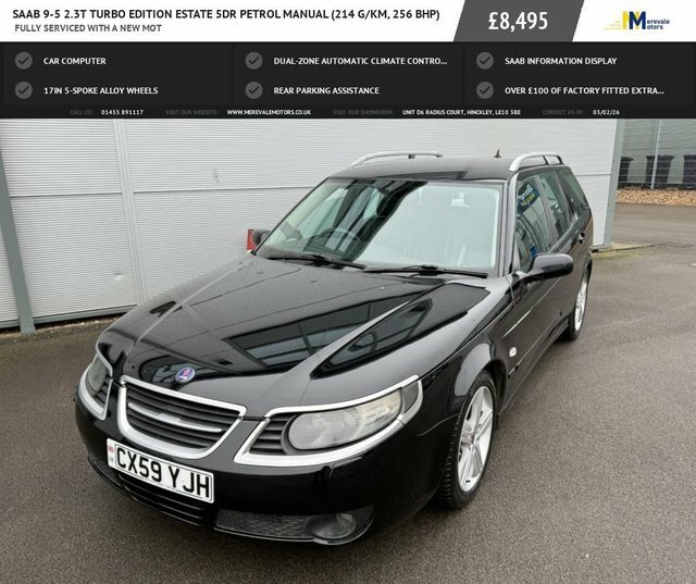 Saab 9-5 2.3T Turbo Edition Estate 214 G Black