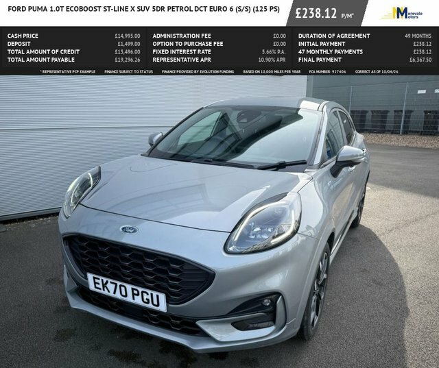 Ford Puma 1.0T Ecoboost St-line X Suv Dct Euro 6 Silver