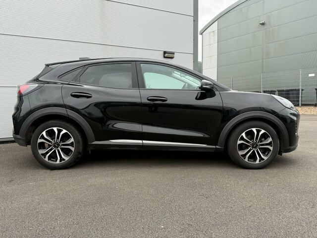 Ford Puma 1.0T Ecoboost Mhev Titanium Suv Hybrid DE74VWJ Black #3