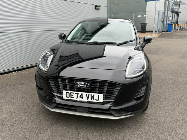 Ford Puma 1.0T Ecoboost Mhev Titanium Suv Hybrid DE74VWJ Black #4