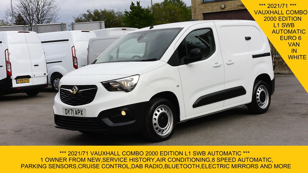 Vauxhall Combo 2000 Editon L1 Swb 8 Speed Condition 