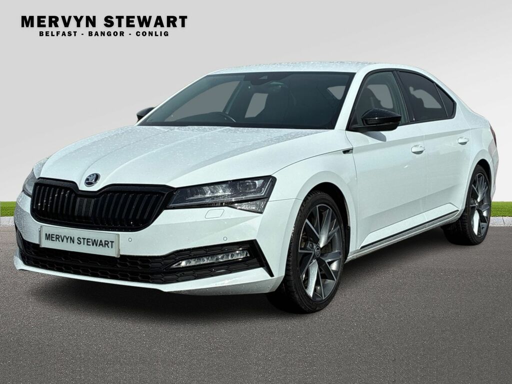 Skoda Superb Sportline Plus 1.5 Tsi 150 Ps Dsg DG24OSW White #4