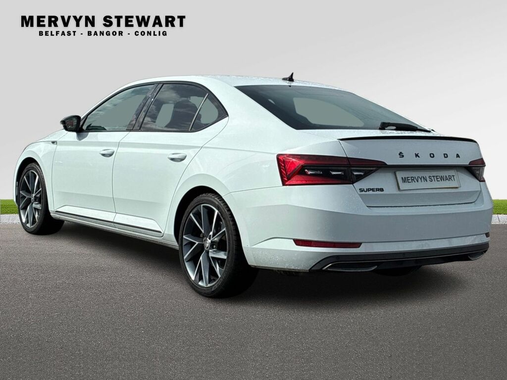 Skoda Superb Sportline Plus 1.5 Tsi 150 Ps Dsg DG24OSW White #6