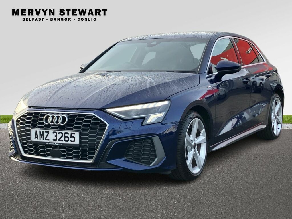 Audi A3 S Line 30 Tfsi Mhev S-a AMZ3265 Blue #4