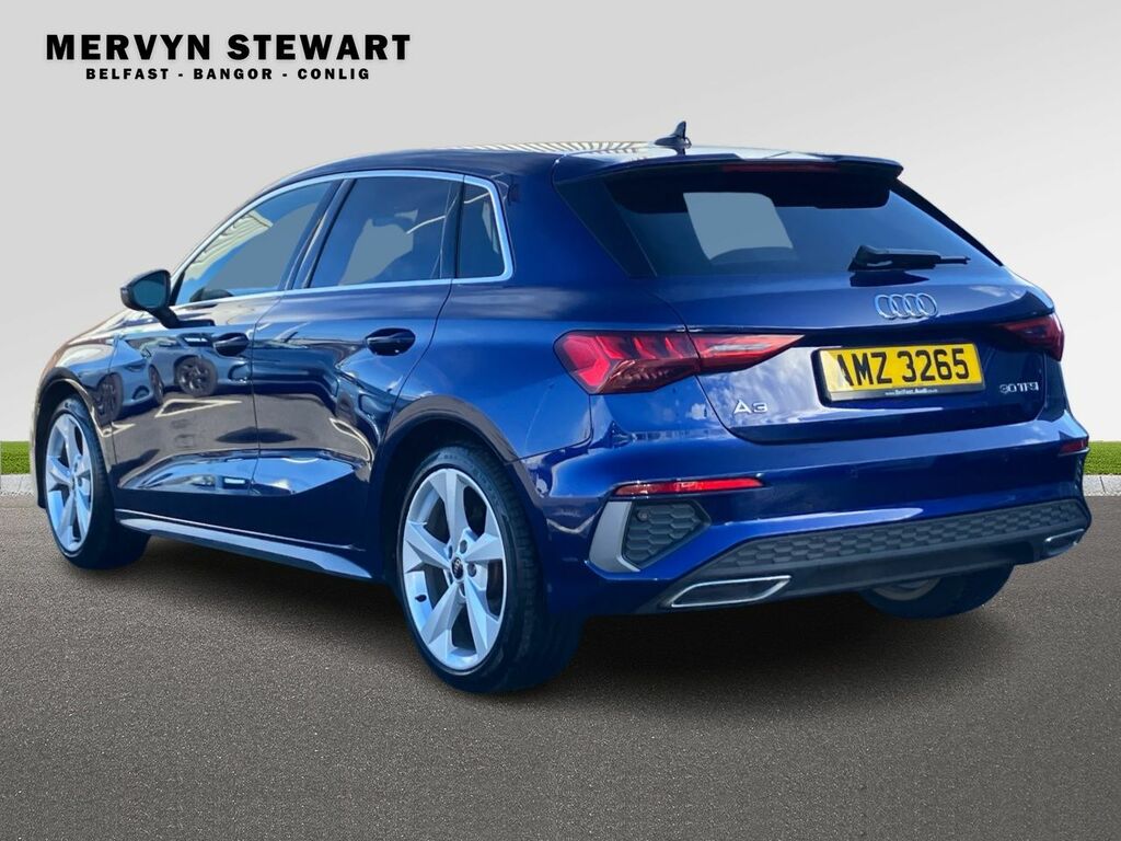 Audi A3 S Line 30 Tfsi Mhev S-a AMZ3265 Blue #6