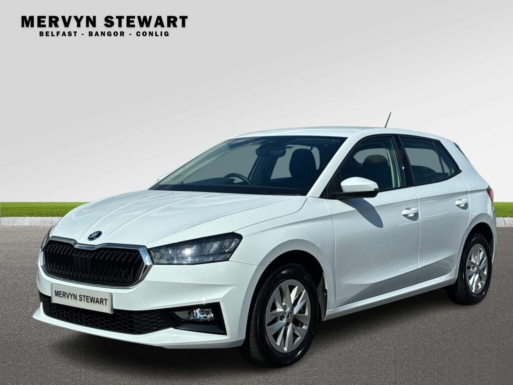 Skoda Fabia Se Comfort 1.0 Mpi 80 Ps 5G Man 2023 CMZ7783 White #4