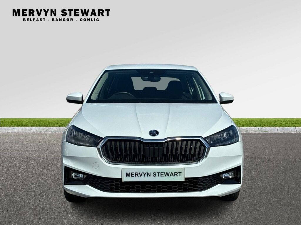 Skoda Fabia Se Comfort 1.0 Mpi 80 Ps 5G Man 2023 CMZ7783 White #3