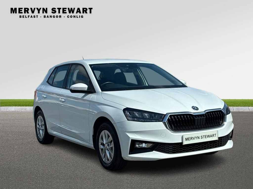 Skoda Fabia Se Comfort 1.0 Mpi 80 Ps 5G Man 2023 White