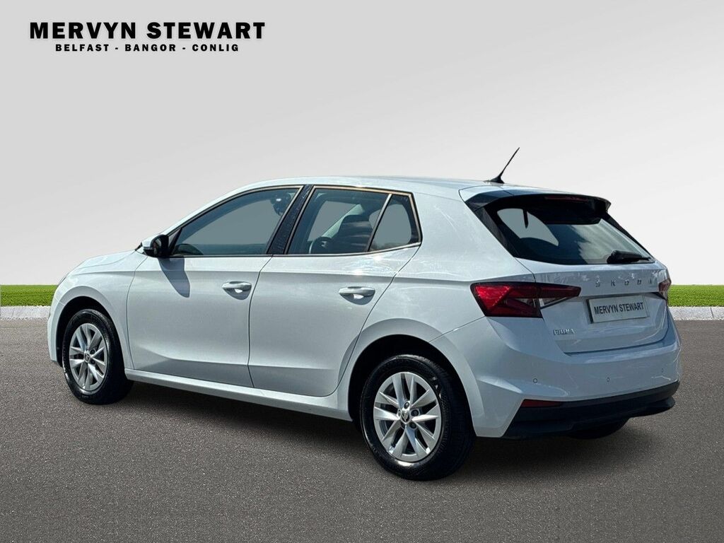 Skoda Fabia Se Comfort 1.0 Mpi 80 Ps 5G Man 2023 CMZ7783 White #6