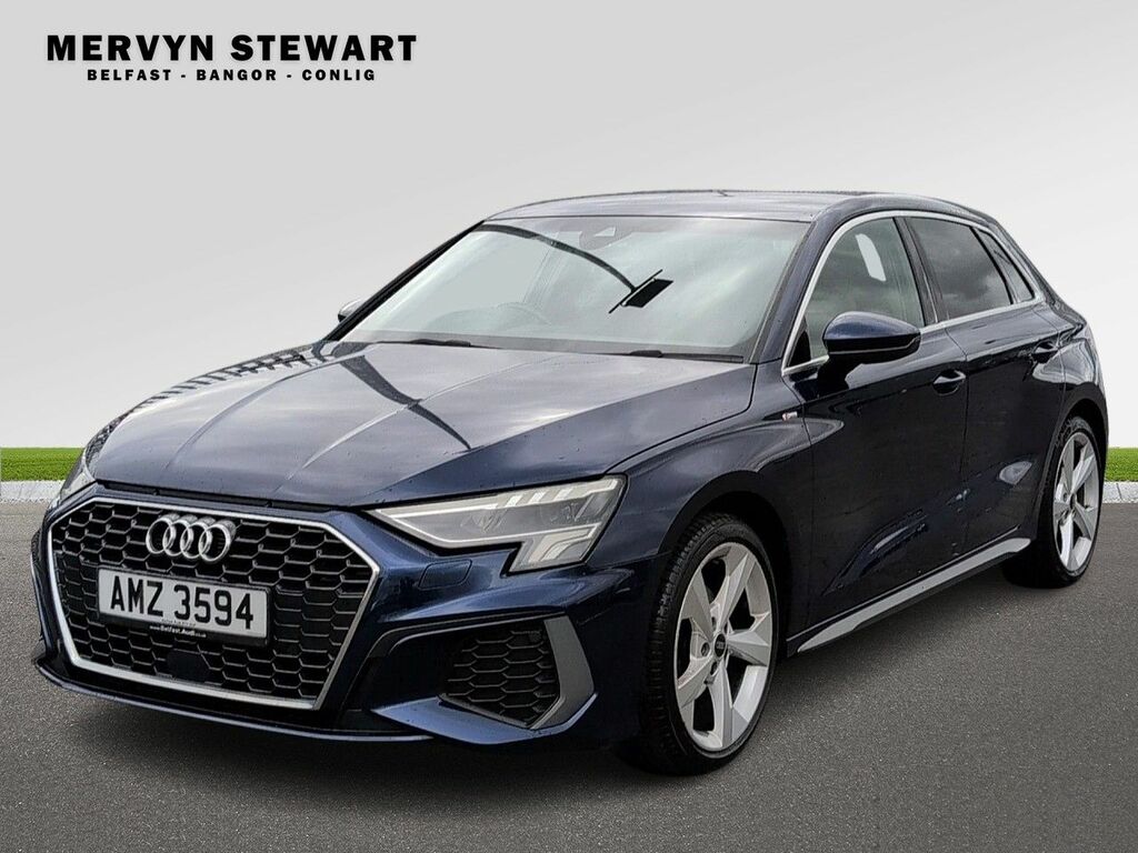 Audi A3 S Line 30 Tfsi AMZ3594 Blue #4