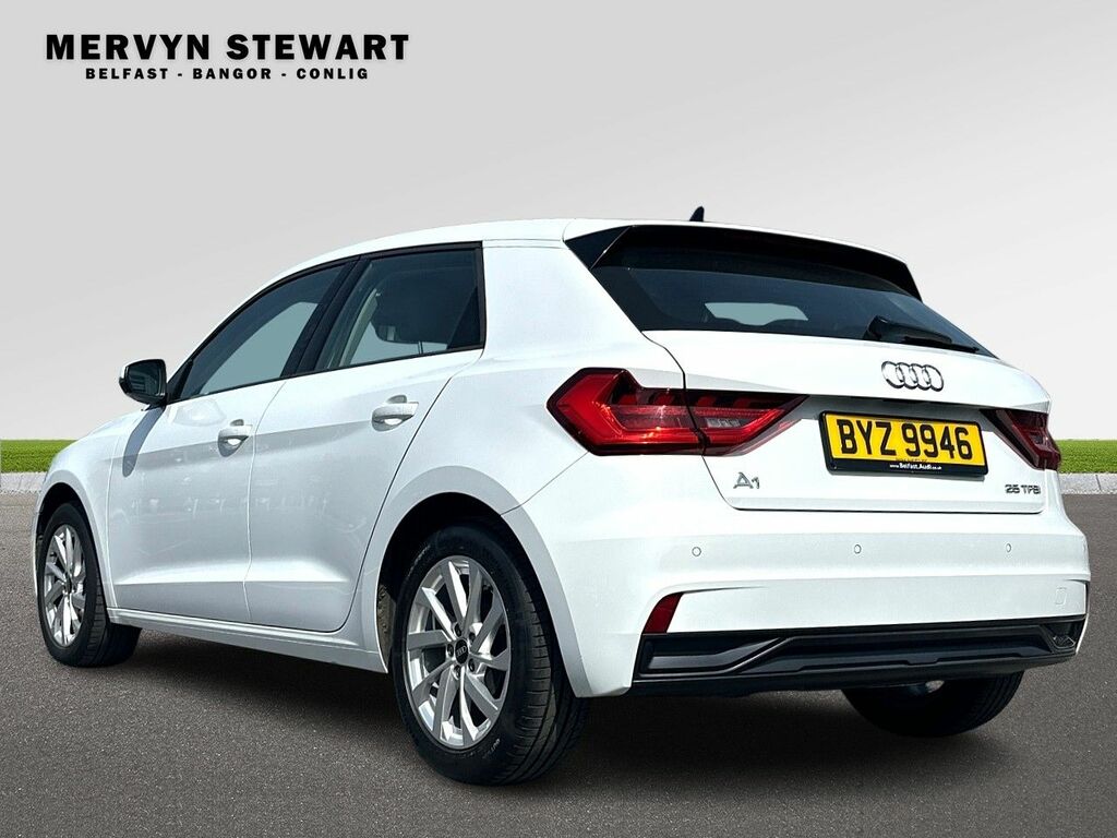Audi A1 Sport 25 Tfsi BYZ9946 White #6