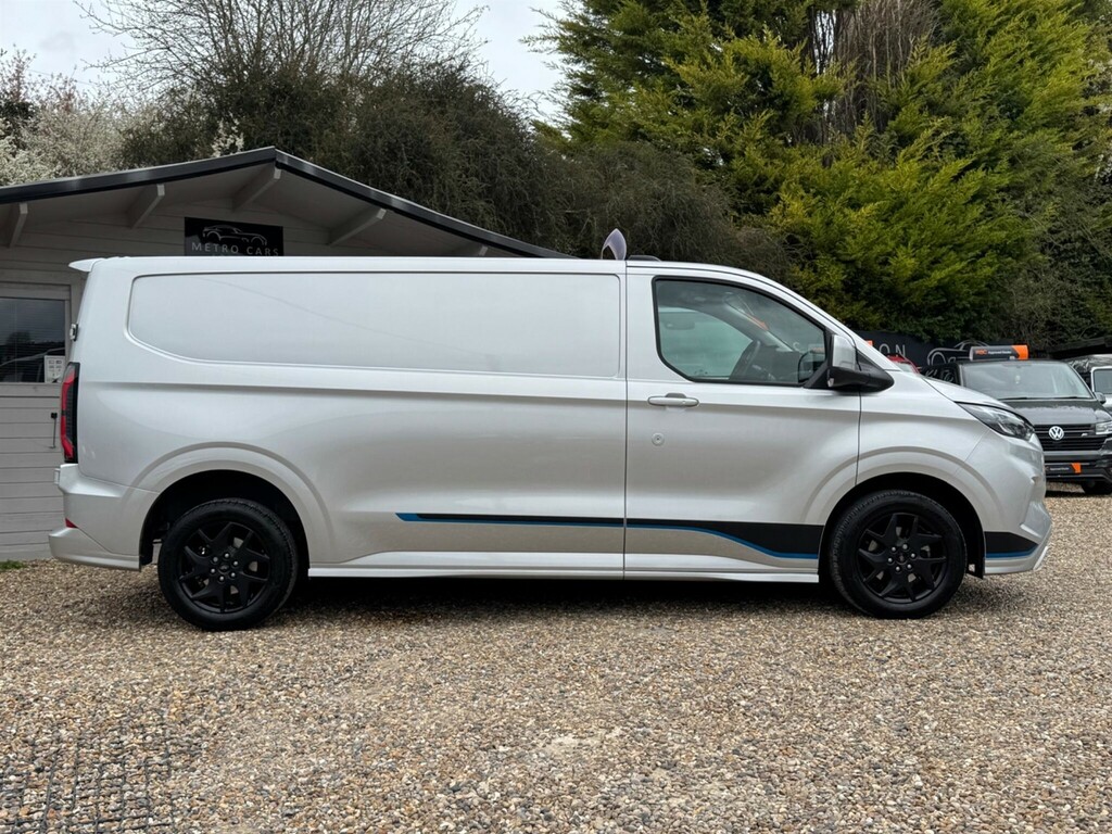 Ford Transit Custom 2.0 300 Ecoblue Sport L2 H1 Euro 6 Ss WV74TNJ Silver #4