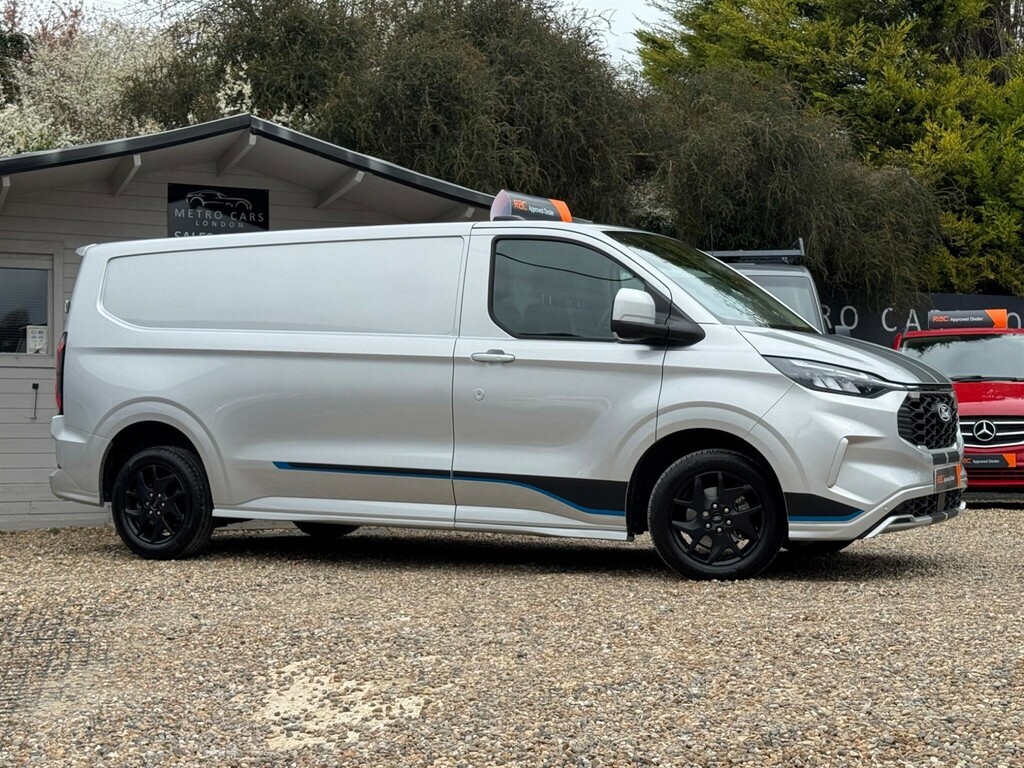 Ford Transit Custom 2.0 300 Ecoblue Sport L2 H1 Euro 6 Ss WV74TNJ Silver #3