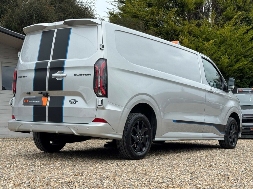 Ford Transit Custom 2.0 300 Ecoblue Sport L2 H1 Euro 6 Ss WV74TNJ Silver #6