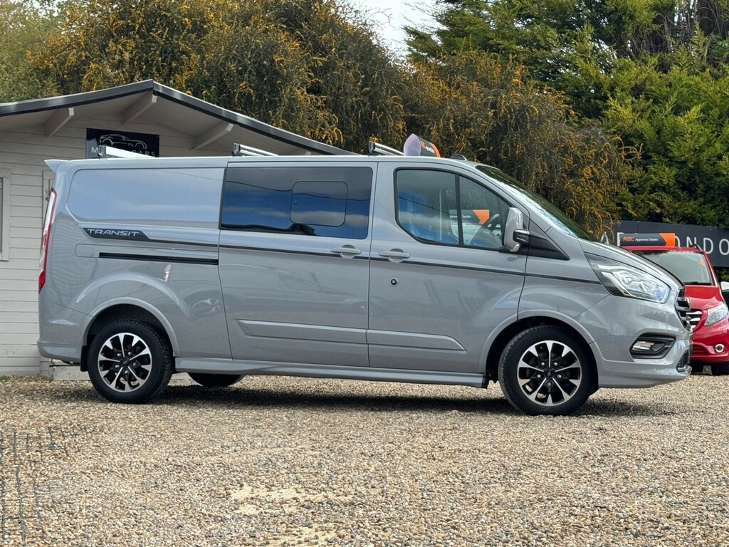 Ford Transit Custom 2.0 320 Ecoblue Sport Crew Van L2 H1 Euro 6 Ss WR23JTZ Grey #3