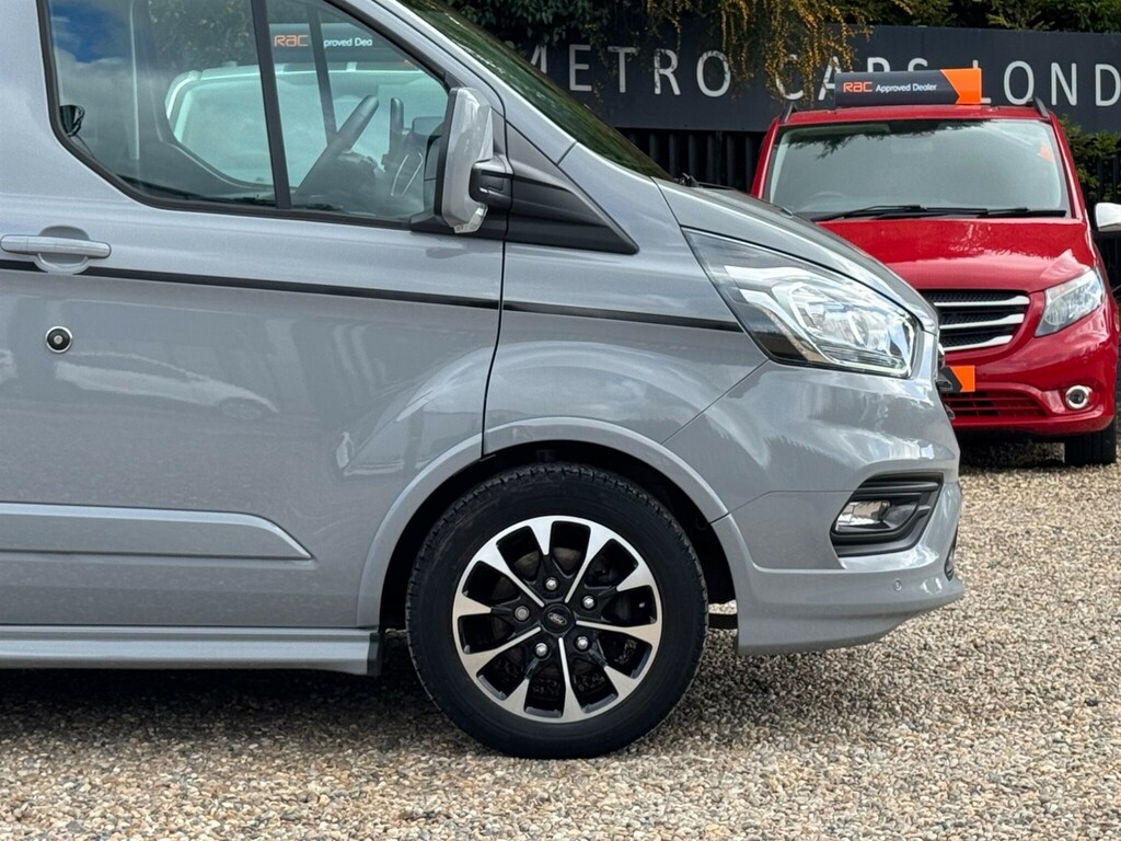 Ford Transit Custom 2.0 320 Ecoblue Sport Crew Van L2 H1 Euro 6 Ss WR23JTZ Grey #6