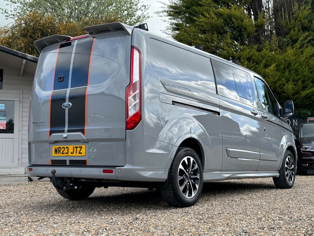 Ford Transit Custom 2.0 320 Ecoblue Sport Crew Van L2 H1 Euro 6 Ss WR23JTZ Grey #5