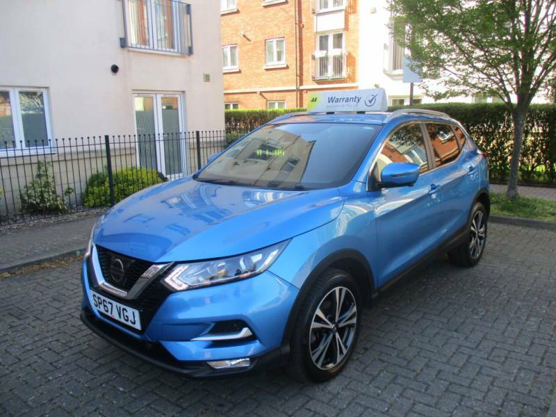 Nissan Qashqai 1.2 Dig-t N-connecta Fsh Satnav Bluetooth - 20 SP67VGJ Blue #2