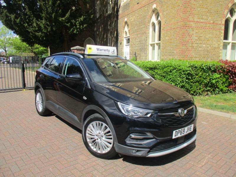 Vauxhall Grandland X 1.2 Turbo Business Edition Nav Fsh Satnav Blue DP69JHE Black #3