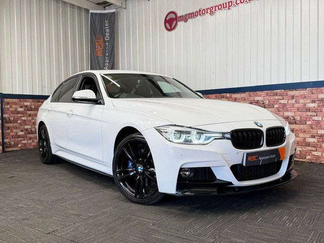 BMW 3 Series 2.0 320D M Sport Saloon Xdrive Eur NL67MXK White #3