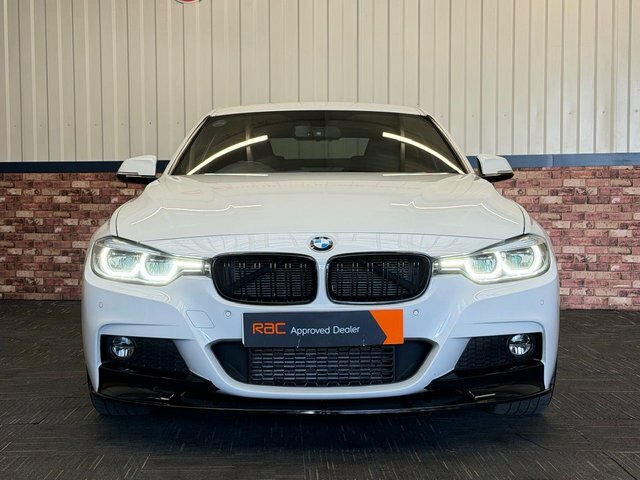 BMW 3 Series 2.0 320D M Sport Saloon Xdrive Eur NL67MXK White #5