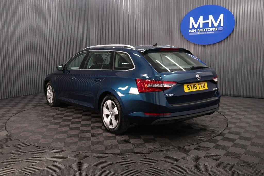 Skoda Superb Tdi Se Estate Blue #5