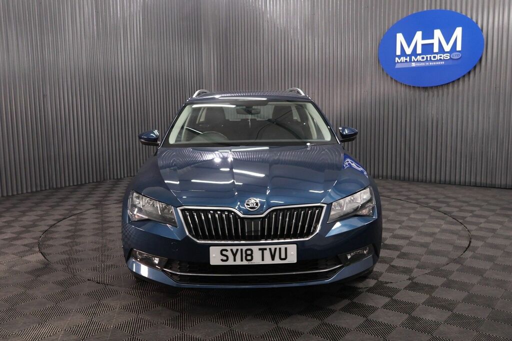Skoda Superb Tdi Se Estate Blue #2
