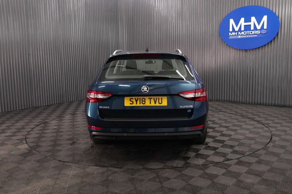 Skoda Superb Tdi Se Estate Blue #6