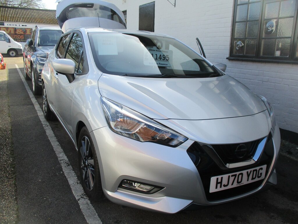 Nissan Micra 1.0 Ig-t Tekna Hatchback Euro 6 Silver #6