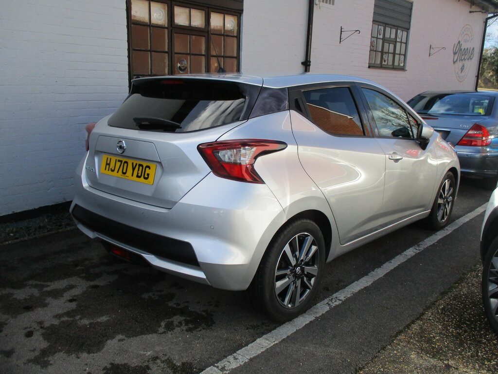 Nissan Micra 1.0 Ig-t Tekna Hatchback Euro 6 Silver #3
