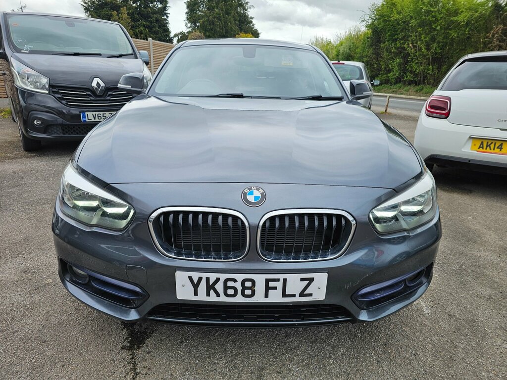 BMW 1 Series 2.0 118D Sport Hatchback Euro 6 YK68FLZ Grey #3