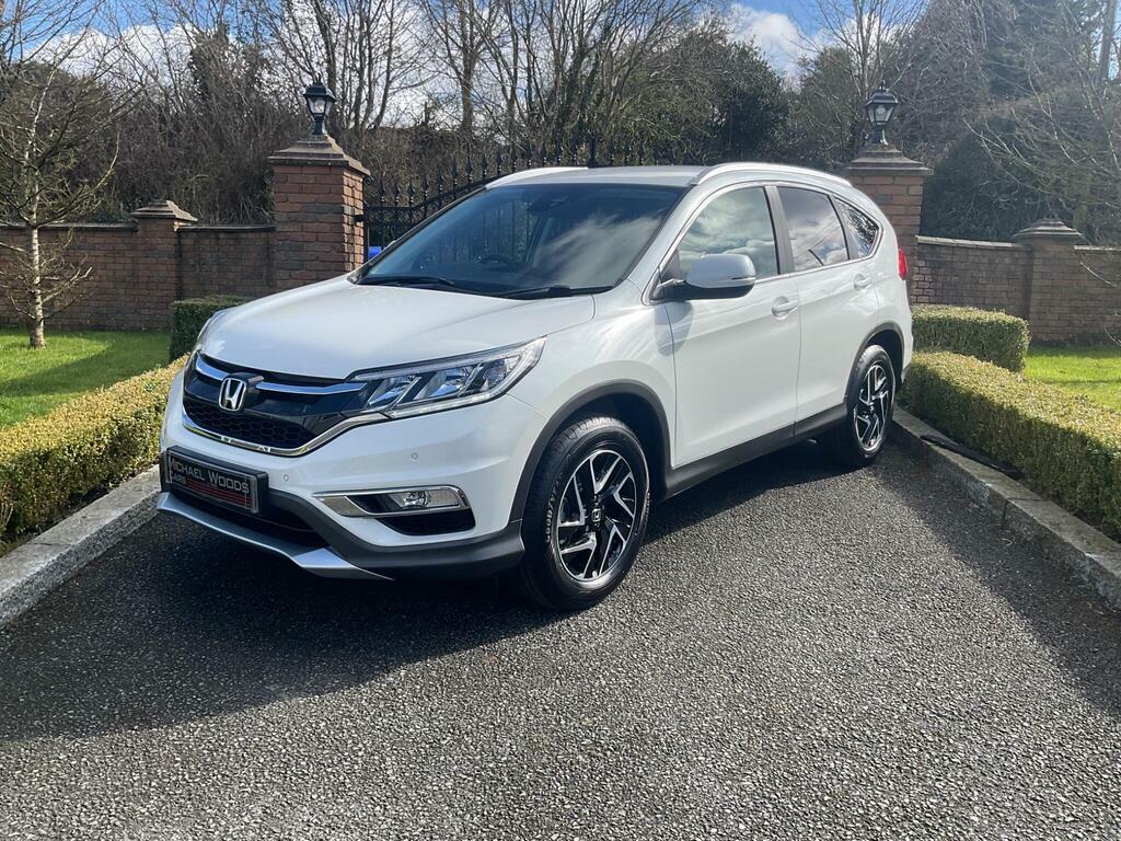 Honda Cr-V 1.6 I-dtec Se Plus Navi 4Wd Euro 6 S S White #4