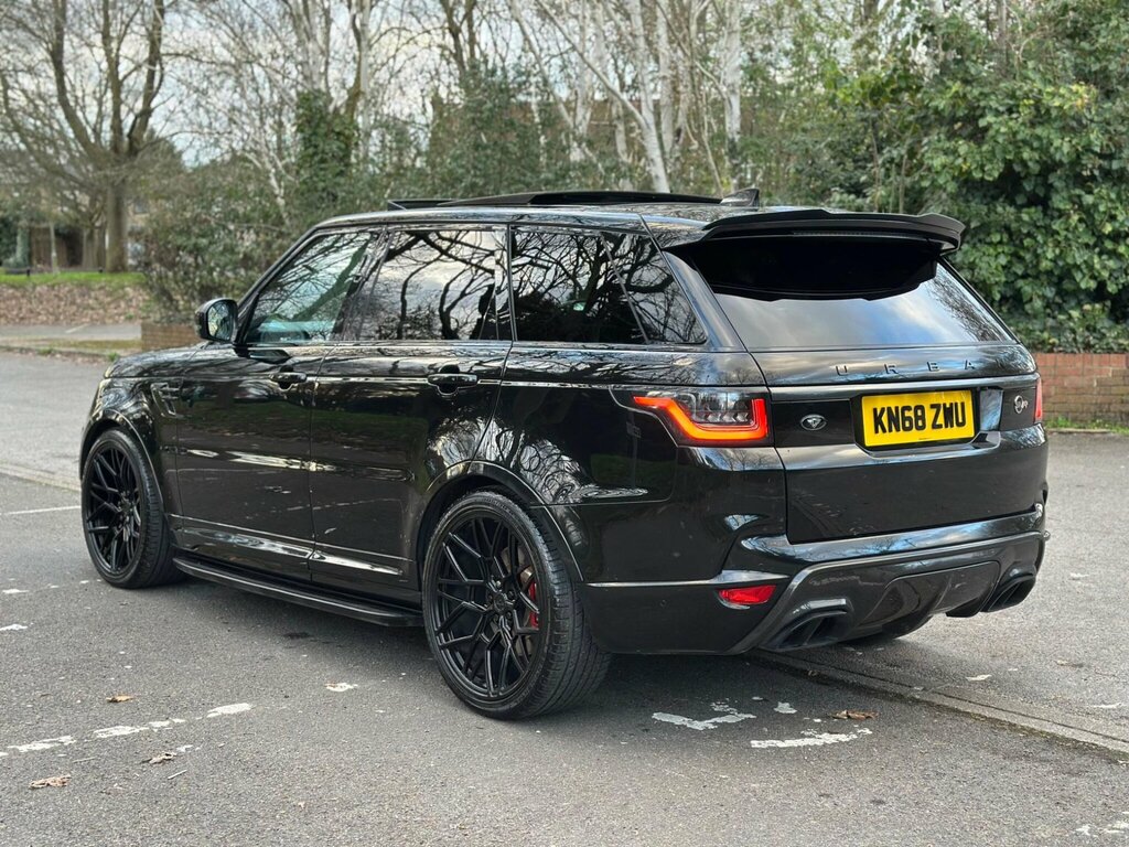 Land Rover Range Rover Sport 5.0 P575 V8 Svr 4Wd Euro 6 Ss KN68ZWU Black #5