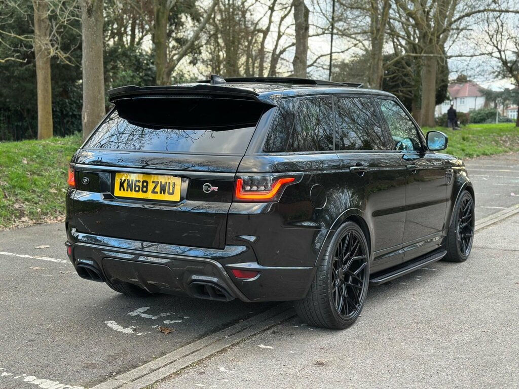 Land Rover Range Rover Sport 5.0 P575 V8 Svr 4Wd Euro 6 Ss KN68ZWU Black #3