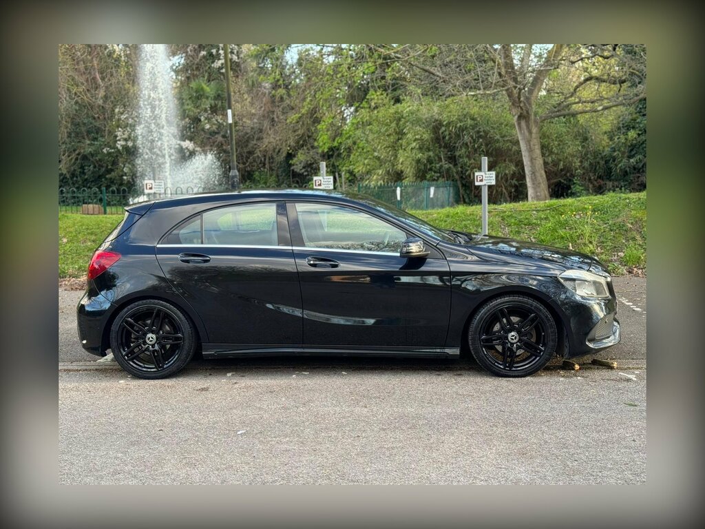 Mercedes-Benz A Class 1.5 A180d Amg Line Euro 6 Ss KW66LOJ Black #2